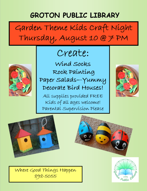 Garden craft night 2017